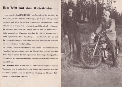 Simson 425 brochure 1955