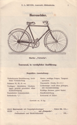 Victoria bicycle brochure 1911