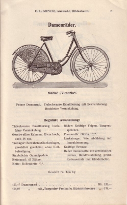 Victoria bicycle brochure 1911