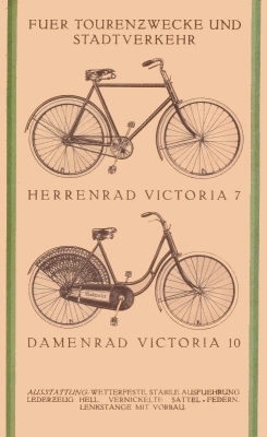 Victoria bicycle brochure 10.1924