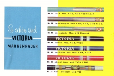 Victoria Fahrrad Programm 1961