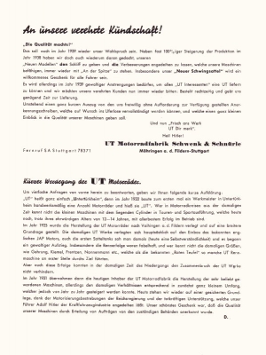 UT program 1939