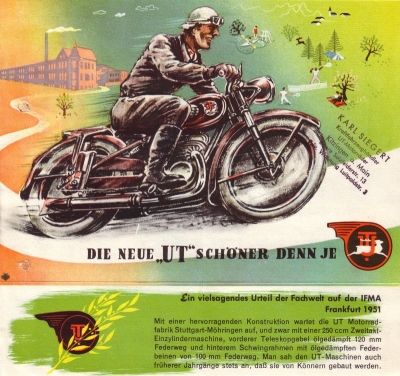 UT KTN 125 und KTN 175 Prospekt 1952