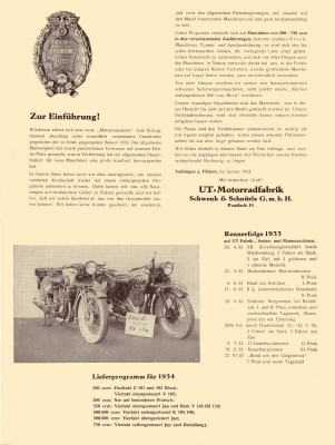 UT Programm 1934