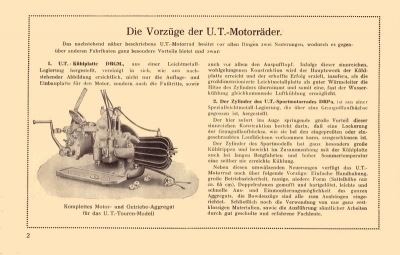 UT Programm 1927