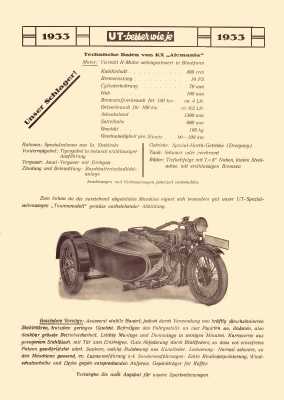 UT KX Alemania brochure 1933