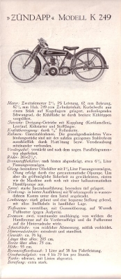 Zündapp program 1925