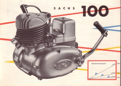 Sachs Motoren 100ccm Prospekt 1960