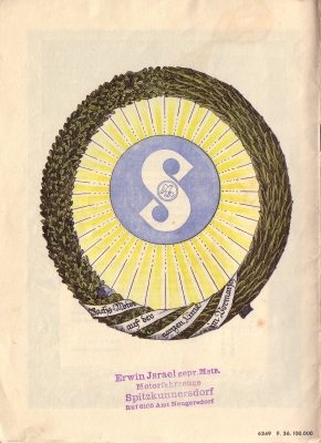 Sachs -Briefe von Besitzern- Prospekt 9.1936