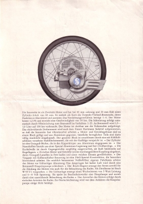 Sachs Saxonette brochure ca. 1939