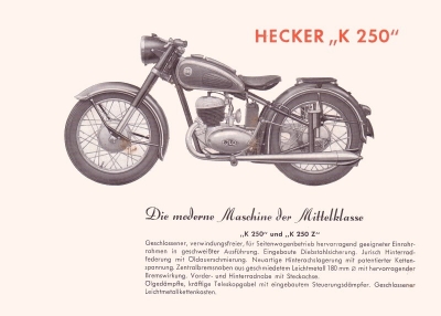 Hecker Programm 1950er Jahre