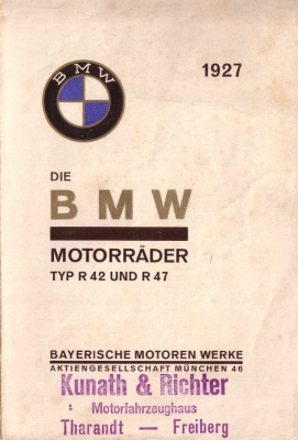 BMW R 42 und R 47 Prospekt 1927