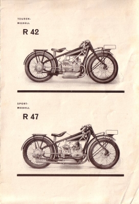 BMW R 42 and R 47 brochure 1927