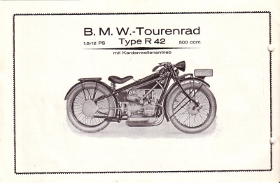 BMW program 1927