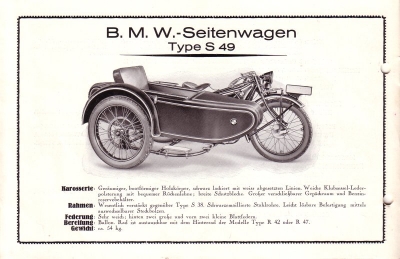 BMW program 1927