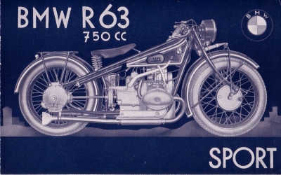 BMW R 63 Prospekt 8.1929