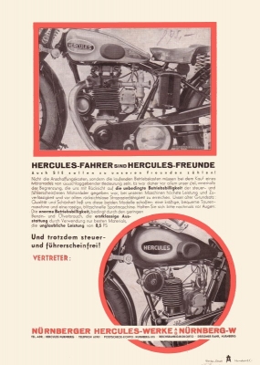 Hercules 200ccm Prospekt 1931