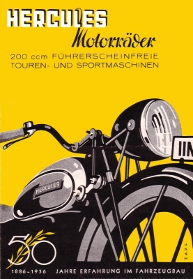 Hercules 200ccm Prospekt 1936