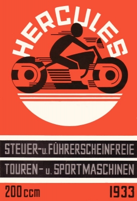 Hercules 200ccm Touren- u. Sportmaschine Prospekt 1933