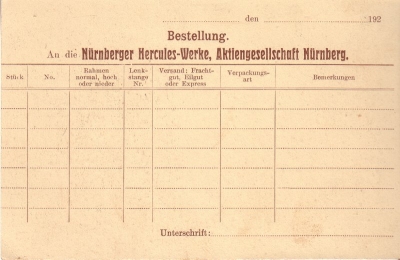 Hercules Ansichtskarte 1920er Jahre