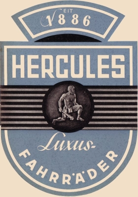 Hercules Fahrrad Programm ca. 1936