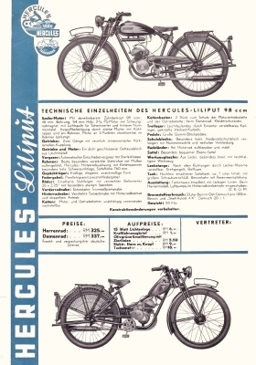 Hercules Liliput brochure 1935