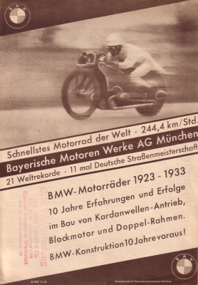 BMW Programm 1933