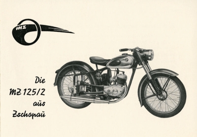 MZ 125/2 Prospekt ca. 1957