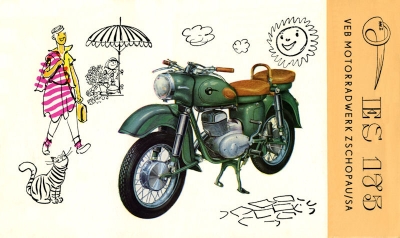 MZ ES 175 Prospekt 1957