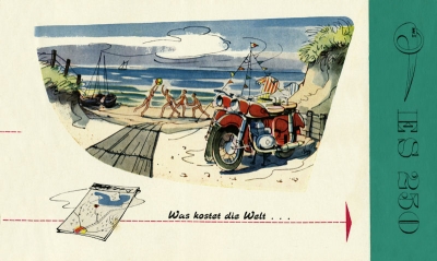 MZ ES 250 Prospekt 1957