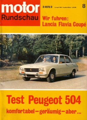 Motor Rundschau 1969 No. 8