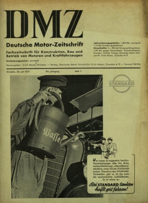 DMZ Deutsche Motor-Zeitschrift 1937 No. 7