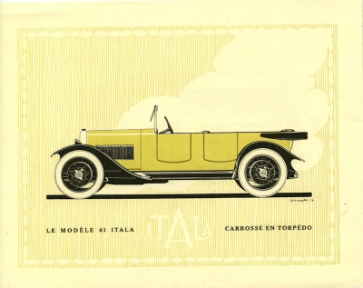 Itala Model 61 brochure 1920s