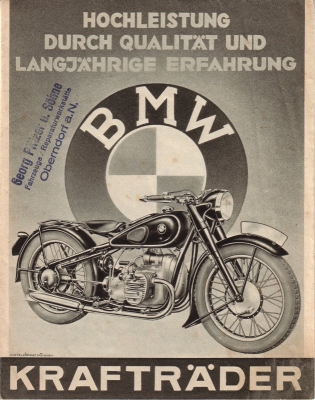 BMW Programm 1937