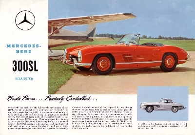 Mercedes-Benz 300 SL Prospekt 1950er Jahre