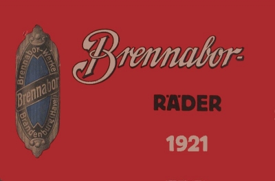 Brennabor bicycle program 1921 part 1