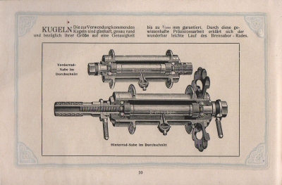Brennabor Fahrrad Programm 1921 Teil 1