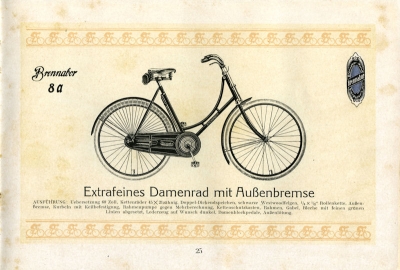 Brennabor Fahrrad Prospekt 1925 Teil 2