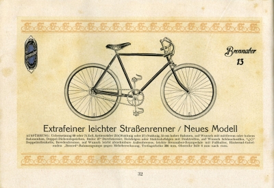 Brennabor Fahrrad Prospekt 1925 Teil 2