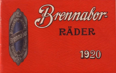 Brennabor  bicycle program 1920 part 1