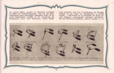 Brennabor  bicycle program 1920 part 1