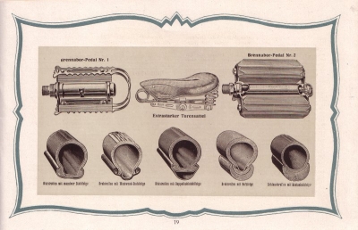 Brennabor  bicycle program 1920 part 1