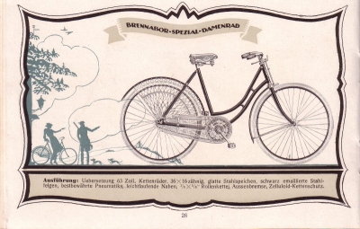 Brennabor  bicycle program 1920 part 1