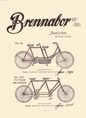 Brennabor Programm 1903 Teil 3