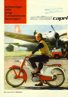 Achilles Moped Capri brochure 1956