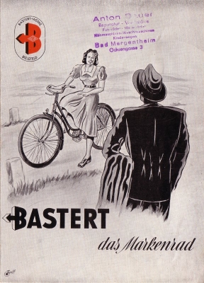 Bastert Fahrrad Programm 1950er Jahre
