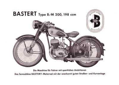 Bastert B/M 200 Prospekt ca. 1953