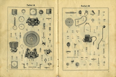 M.F.Z. Ersatzteilliste Ausgabe 1926