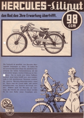 Hercules Liliput brochure 1935