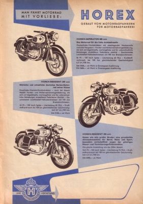 Horex program 1956